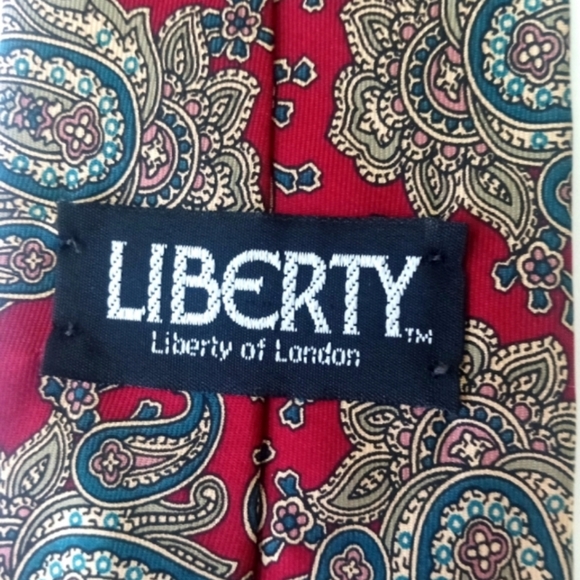LIBERTY OF LONDON Paisley Silk Tie - Picture 6 of 7
